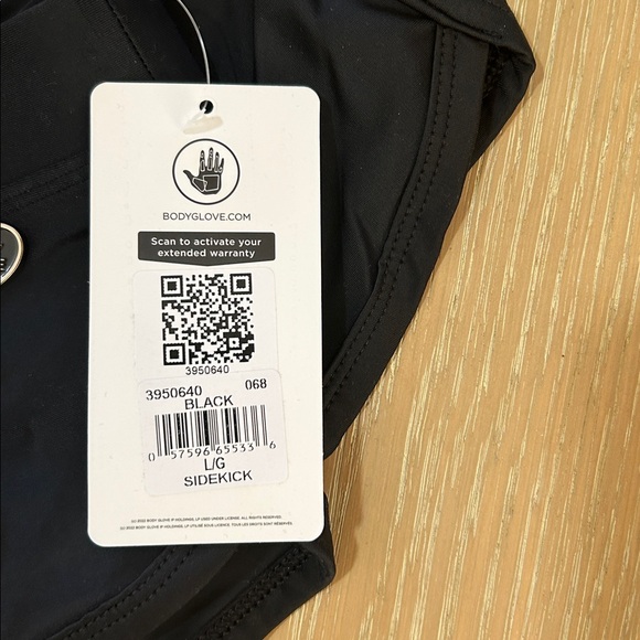 BODY GLOVE SMOOTHIES SIDEKICK BOY SHORT SWIM BOTTOM - BLACK, SIZE Large, NWT - Picture 7 of 7